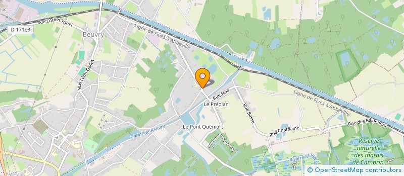 localisation de l'entreprise SCI FAMILIALE GODE  BEUVRY