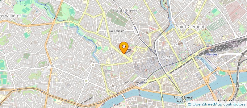 localisation de l'entreprise SCI FAMILIALE GUENEAU  NANTES