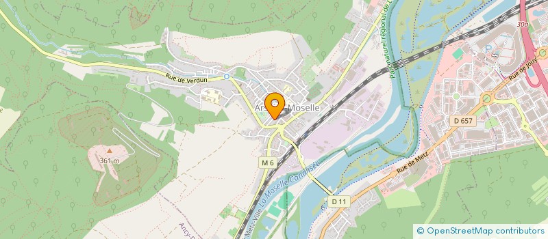 localisation de l'entreprise SCI FAMILIALE HORNET IMMOBILIER  ARS-SUR-MOSELLE