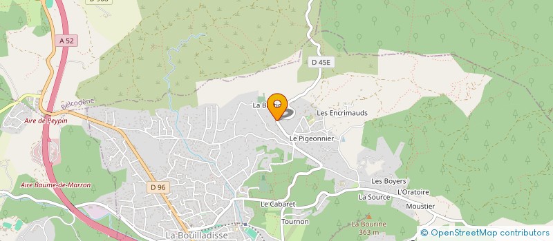 localisation de l'entreprise SCI FAMILIALE INVEST  LA BOUILLADISSE