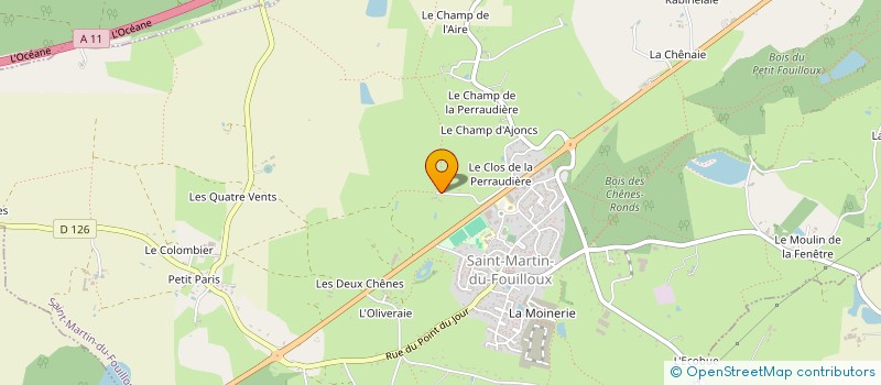 localisation de l'entreprise SCI FAMILIALE JAKAMA  SAINT-MARTIN-DU-FOUILLOUX