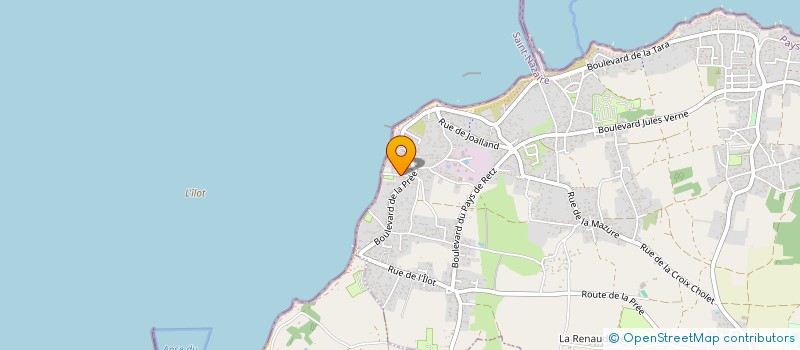 localisation de l'entreprise SCI FAMILIALE JAUFFRINEAU à LA PLAINE-SUR-MER