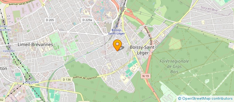 localisation de l'entreprise SCI FAMILIALE JENDOUBI à BOISSY-SAINT-LEGER