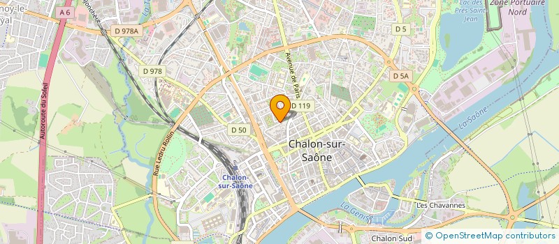 localisation de l'entreprise SCI FAMILIALE JF GUILLEMARD à CHALON-SUR-SAONE