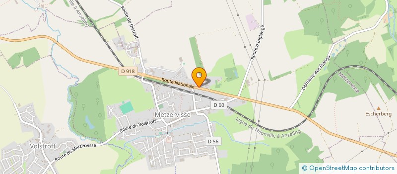 localisation de l'entreprise SCI FAMILIALE JUNG HEINE  METZERVISSE