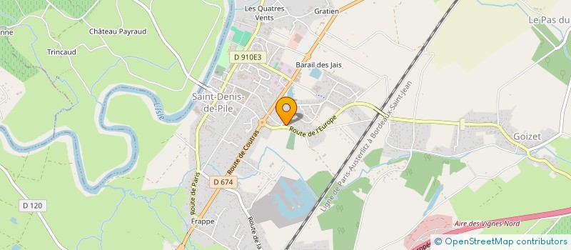 localisation de l'entreprise SCI FAMILIALE LA PETITE FONT  SAINT-DENIS-DE-PILE