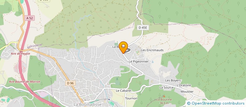 localisation de l'entreprise SCI FAMILIALE LA PINEA  LA BOUILLADISSE