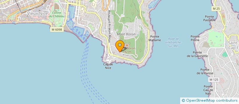 localisation de l'entreprise SCI FAMILIALE LE BELVEDERE à NICE