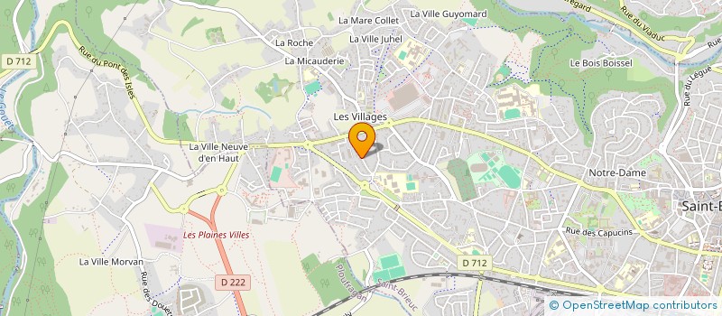 localisation de l'entreprise SCI FAMILIALE LE BOUESSAY à SAINT-BRIEUC