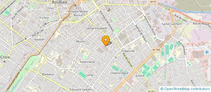 localisation de l'entreprise SCI FAMILIALE LEA  ROUBAIX