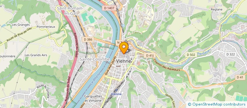 localisation de l'entreprise SCI FAMILIALE LEK'AIGA  VIENNE