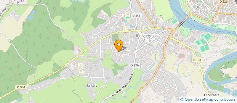 localisation de l'entreprise SCI FAMILIALE LES JONQUILLES  BELLERIVE-SUR-ALLIER