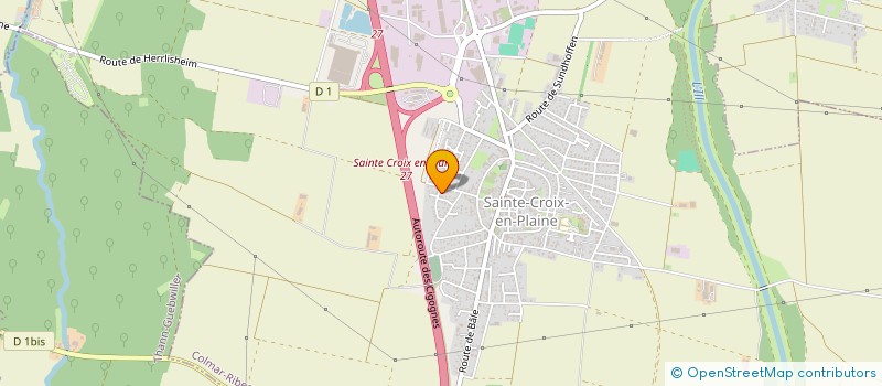 localisation de l'entreprise SCI FAMILIALE LES MIMOSAS  SAINTE-CROIX-EN-PLAINE