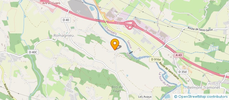localisation de l'entreprise SCI FAMILIALE LES MONTAGNES SUD à ROMAGNIEU