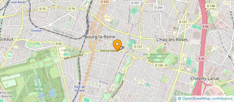 localisation de l'entreprise SCI FAMILIALE LES PETITS CAILLOUX à BOURG-LA-REINE