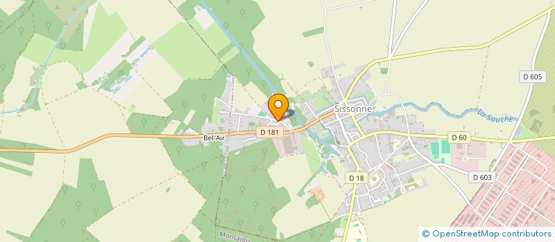 localisation de l'entreprise SCI FAMILIALE LINCZOWSKI WADEK  SISSONNE