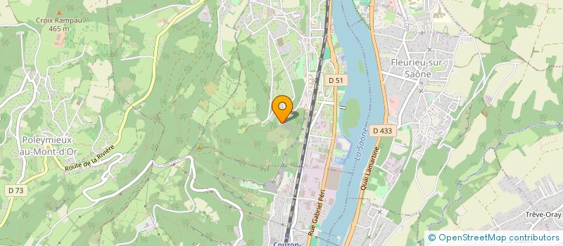 localisation de l'entreprise SCI FAMILIALE M ET H  ALBIGNY-SUR-SAONE