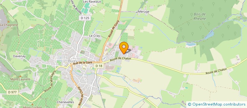 localisation de l'entreprise SCI FAMILIALE MANSUY  BUXY