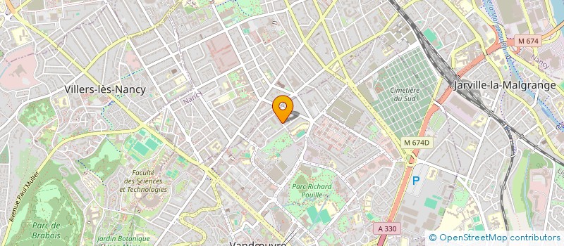 localisation de l'entreprise SCI FAMILIALE MANZONI  VANDUVRE-LES-NANCY