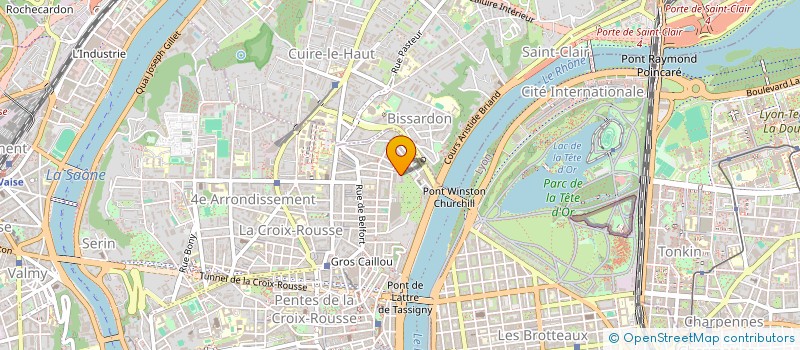 localisation de l'entreprise SCI FAMILIALE MAPV69  LYON