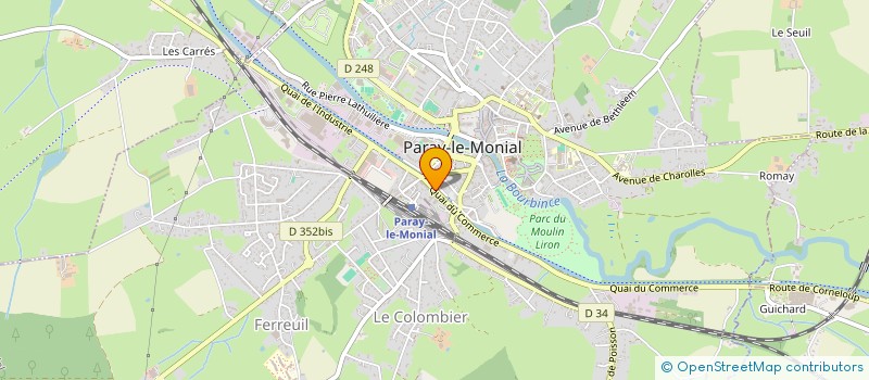 localisation de l'entreprise SCI FAMILIALE MARROIG  PARAY-LE-MONIAL