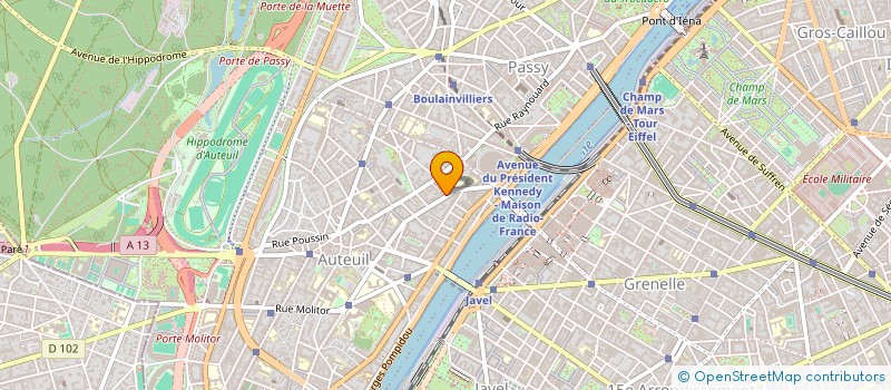 localisation de l'entreprise SCI FAMILIALE NECHACHE-GHERIB  PARIS