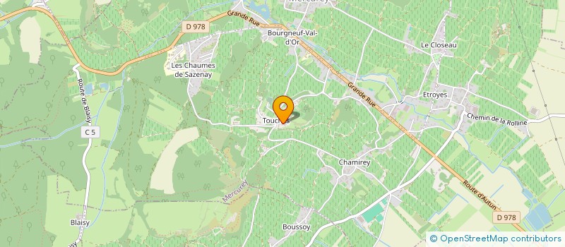 localisation de l'entreprise SCI FAMILIALE NOMBLOT  MERCUREY