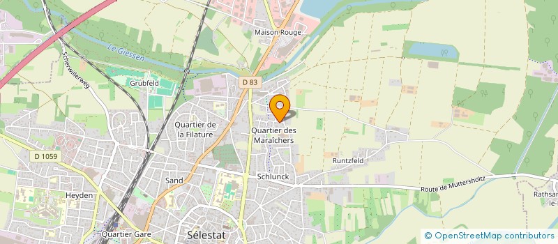 localisation de l'entreprise SCI FAMILIALE OZERTURAL  SELESTAT