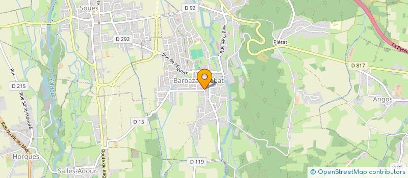 localisation de l'entreprise SCI FAMILIALE P.M.J  BARBAZAN-DEBAT