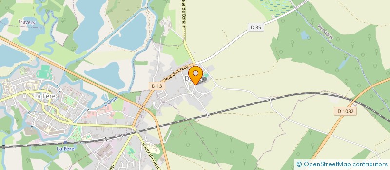 localisation de l'entreprise SCI FAMILIALE P&O BIONAZ  DANIZY