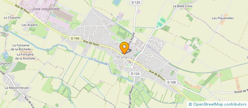 localisation de l'entreprise SCI FAMILIALE PACHETEAU JEAN-PIERRE  PRAHECQ