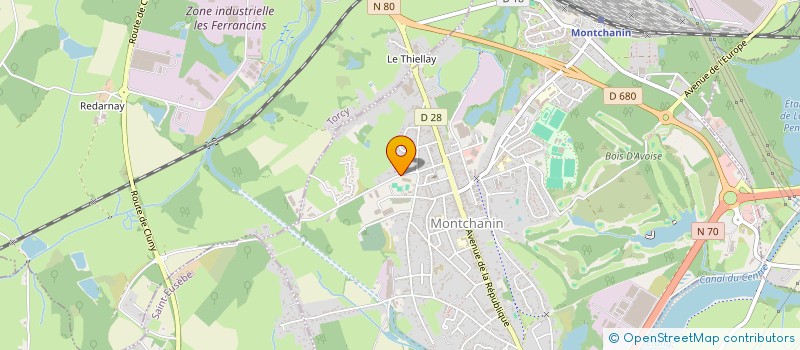 localisation de l'entreprise SCI FAMILIALE PADAMA  MONTCHANIN