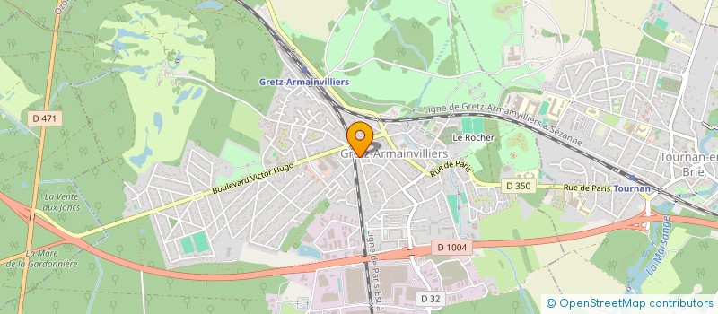 localisation de l'entreprise SCI FAMILIALE POTHIER  GRETZ-ARMAINVILLIERS