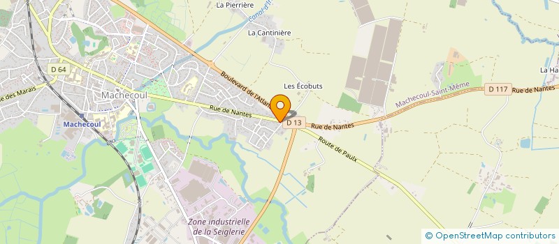 localisation de l'entreprise SCI FAMILIALE RENAUDINEAU  MACHECOUL-SAINT-MEME