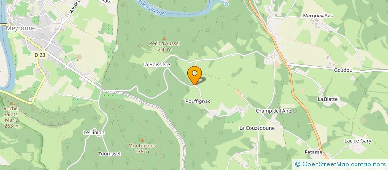 localisation de l'entreprise SCI FAMILIALE ROUFFIGNAC  MONTVALENT