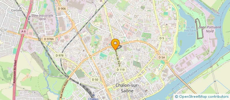 localisation de l'entreprise SCI FAMILIALE SALOMON à CHALON-SUR-SAONE