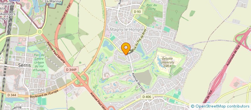 localisation de l'entreprise SCI FAMILIALE SANTA ANA  MAGNY-LE-HONGRE