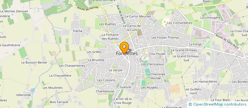 localisation de l'entreprise SCI FAMILIALE SCICARD à FONDETTES