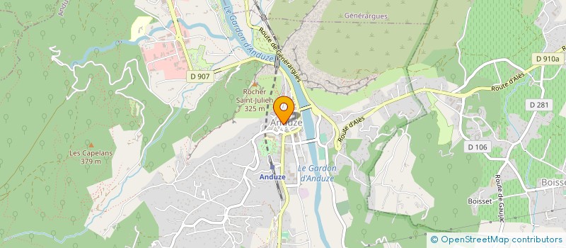 localisation de l'entreprise SCI FAMILIALE SENECAL à ANDUZE