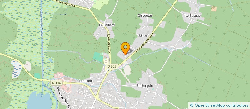 localisation de l'entreprise SCI FAMILIALE SMNH  BISCARROSSE