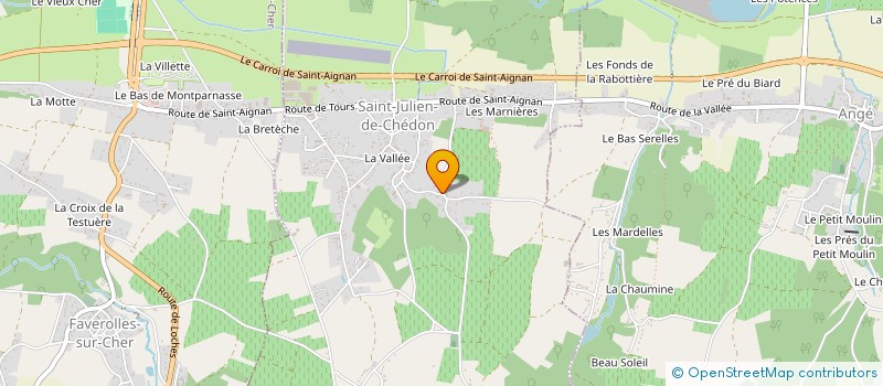 localisation de l'entreprise SCI FAMILIALE STREGA NONA  SAINT-JULIEN-DE-CHEDON