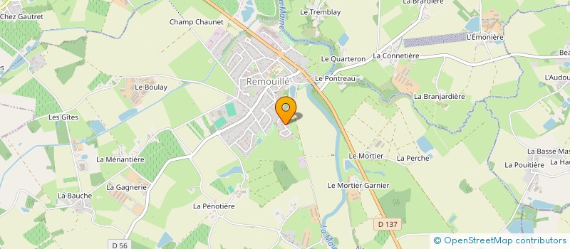 localisation de l'entreprise SCI FAMILIALE TEISSEDRE CACHET  REMOUILLE