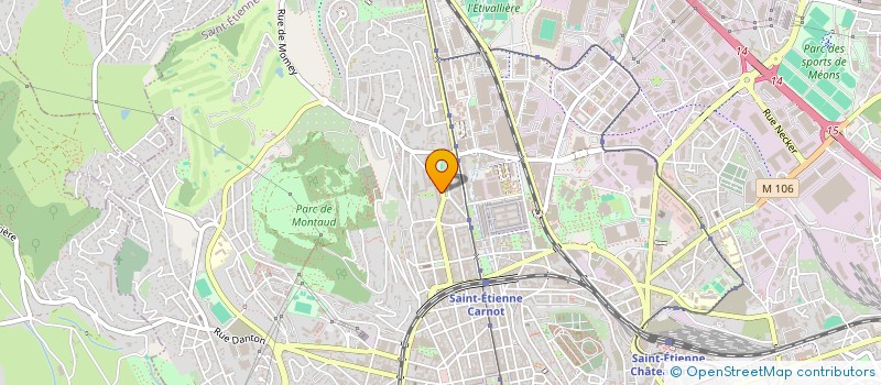 localisation de l'entreprise SCI FAMILIALE TISSOT  SAINT-ETIENNE