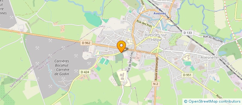 localisation de l'entreprise SCI FAMILIALE TROTIN ET CONTRERAS  AVESNELLES