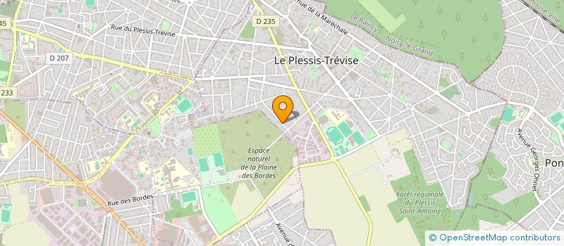 localisation de l'entreprise SCI FAMILIALE VANNIER  LE PLESSIS-TREVISE