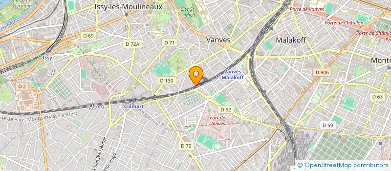 localisation de l'entreprise SCI FAMILIALE VANVARES-LACO  VANVES