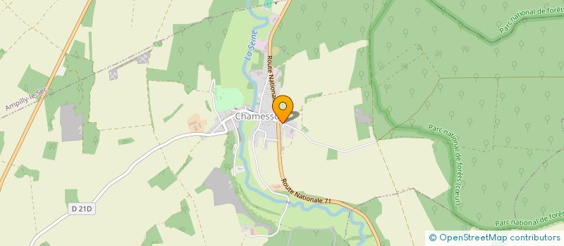 localisation de l'entreprise SCI FAMILIALE VIARD  CHAMESSON