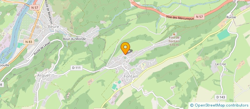 localisation de l'entreprise SCI FAMILIALE VINCENT  FONTAIN