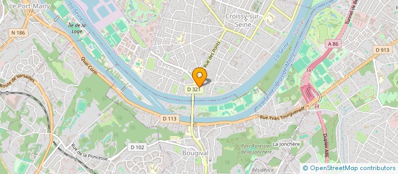 localisation de l'entreprise SCI FAMILIALE VITTORIANE  CROISSY-SUR-SEINE