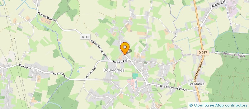 localisation de l'entreprise SCI FAMILIALE XYM à BOUVIGNIES
